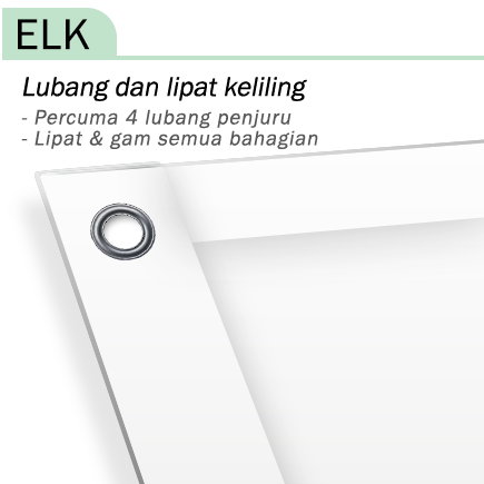 ELK - Lubang & Lipat Keliling (FREE 4pcs Eyelet) - RM0.00