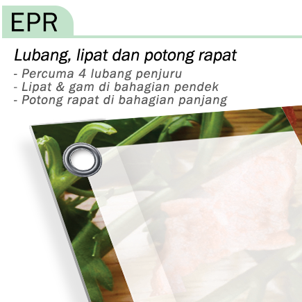 EPR - Lubang, Lipat & Potong Rapat (FREE 4pcs Eyelet) - RM0.00